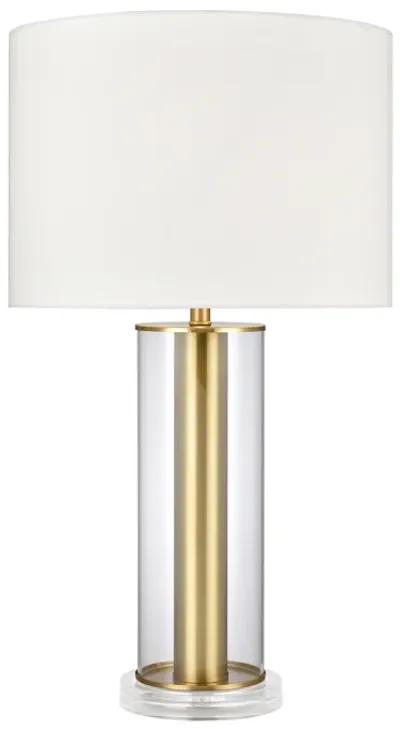 Tower Plaza 26" High 1-Light Table Lamp - Clear