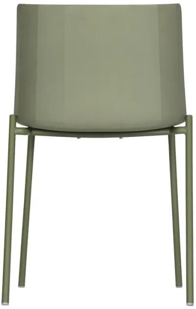 SILLA OUTDOOR DINING CHAIR SAGE GREEN-SET OF TWO