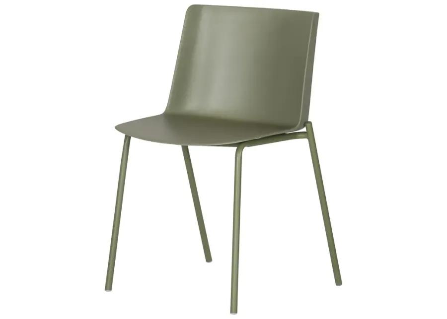 SILLA OUTDOOR DINING CHAIR SAGE GREEN-SET OF TWO