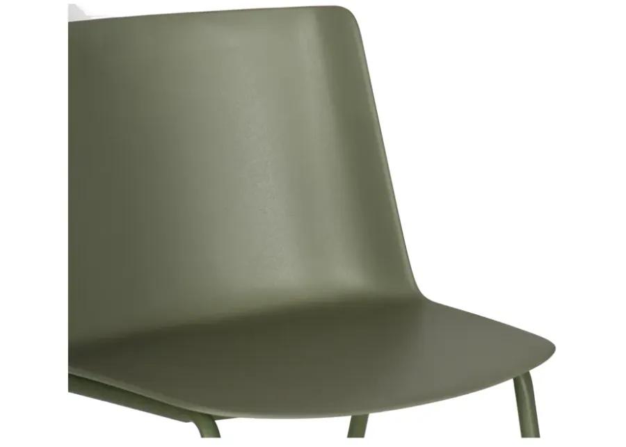 SILLA OUTDOOR DINING CHAIR SAGE GREEN-SET OF TWO