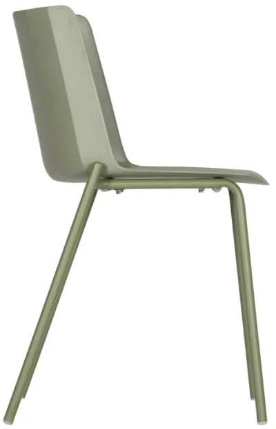 SILLA OUTDOOR DINING CHAIR SAGE GREEN-SET OF TWO