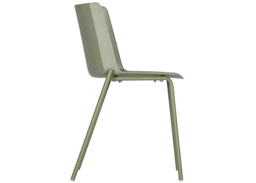 SILLA OUTDOOR DINING CHAIR SAGE GREEN-SET OF TWO