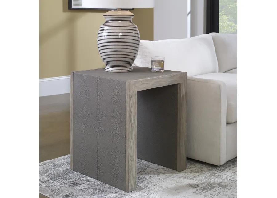 Aerina Modern Gray End Table