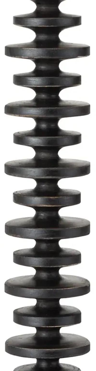 Fishbone Ebony Buffet Table Lamp 