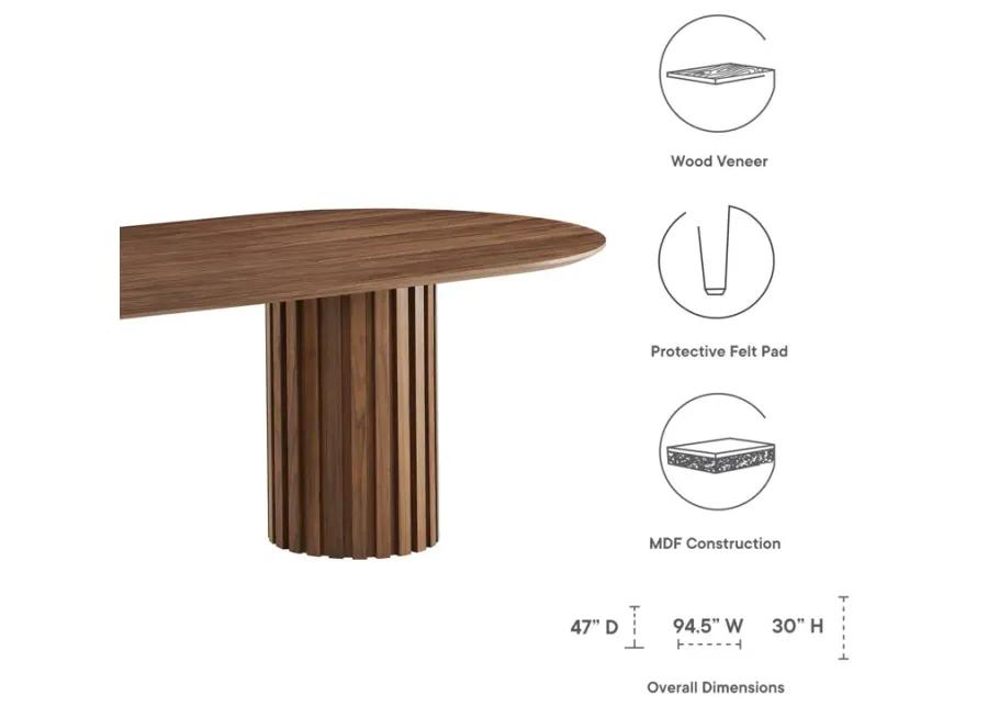 Senja 95" Oval Dining Table