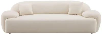 Allegra Cream Velvet Sofa