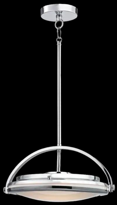 Quincy 13.5" Wide 1-Light Pendant - Chrome