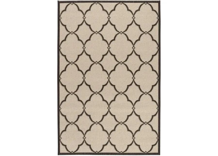 Safavieh BEACH HOUSE Collection BHS125U-9 Creme / Brown 9' X 12'