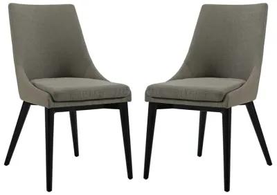 viscount Dining Side Chair Fabric Set of 2