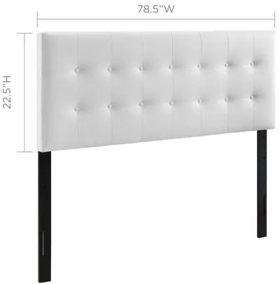 Emily King Upholstered Vinyl Headboard