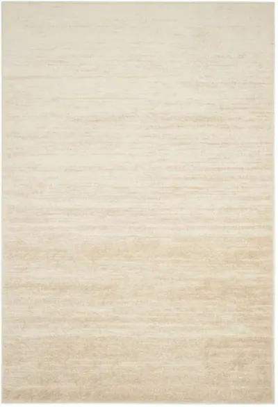 Adirondack Contemporary Champagne / Cream 2'-6" X 6' Powerloomed Rug