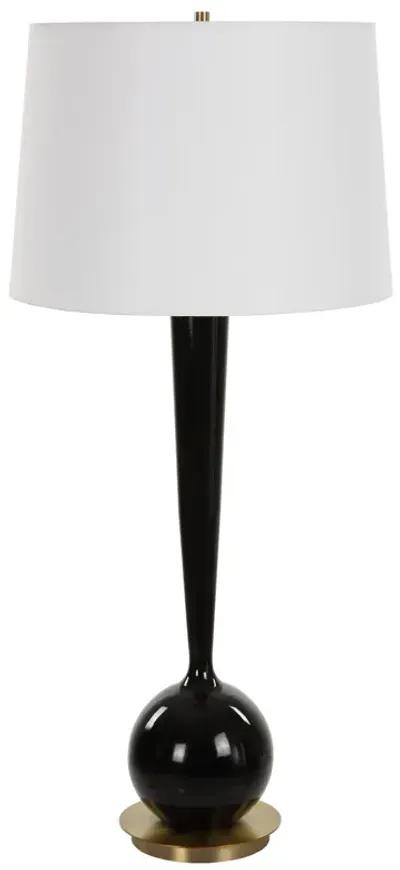 Brielle Polished Black Table Lamp