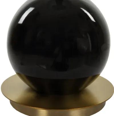 Brielle Polished Black Table Lamp