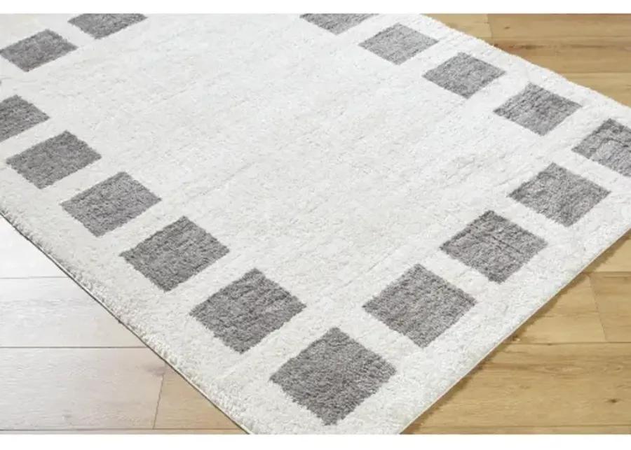 Fossay Shag FSG-2316 6'7" x 9' Machine Woven Rug