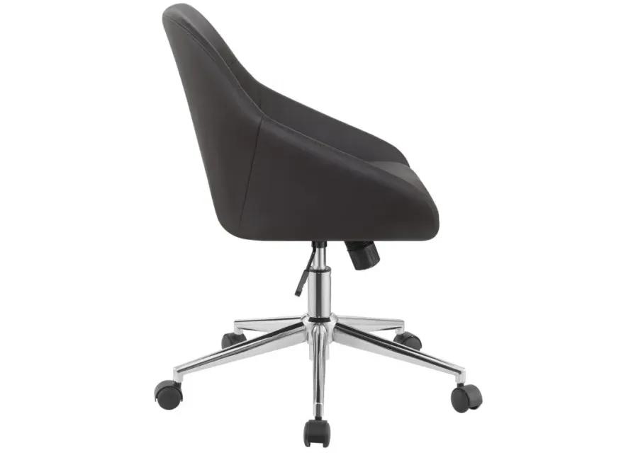 Jackman Upholstered Office Chair with Casters