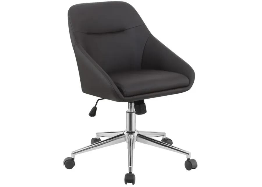 Jackman Upholstered Office Chair with Casters