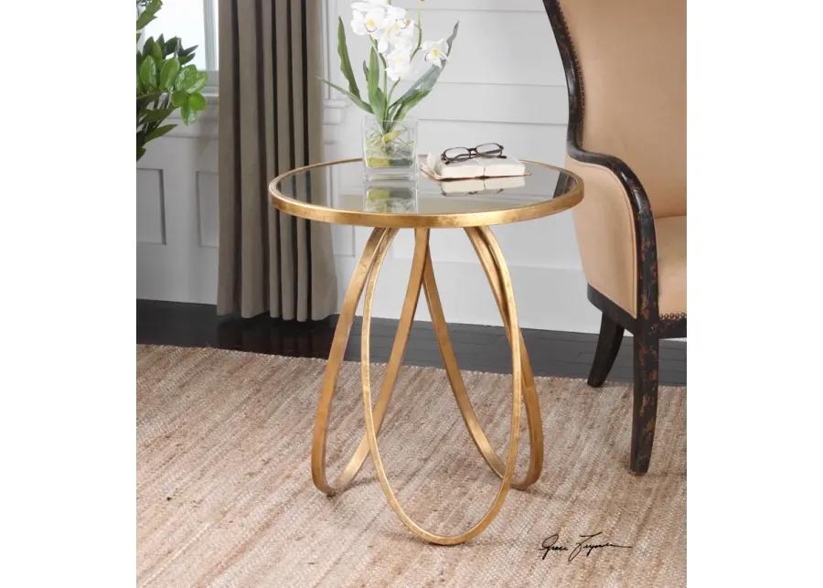 Montrez Gold Side Table