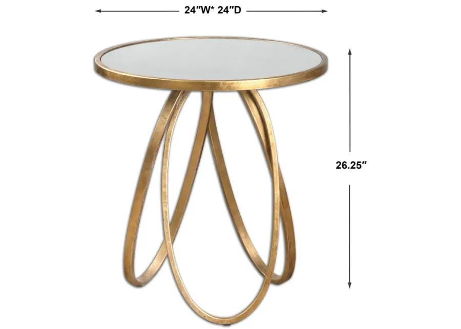 Montrez Gold Side Table