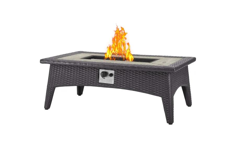 Convene 5 Piece Set Outdoor Patio with Fire Pit