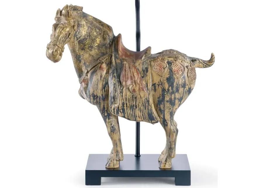 Southern Living Dynasty Horse Table Lamps Pair