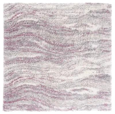 FONTANA SHAG Square Power Loomed 6'-7" X 6'-7" Square Rug