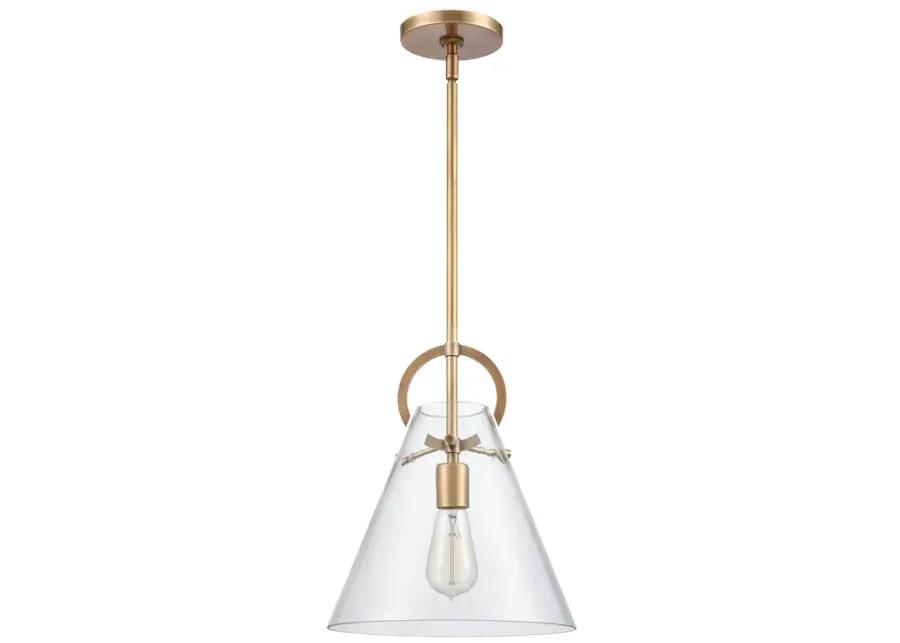 Gabby 11" Wide 1-Light Mini Pendant - Brass