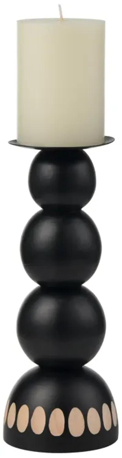 Dana Candleholder - Set of 2 Black