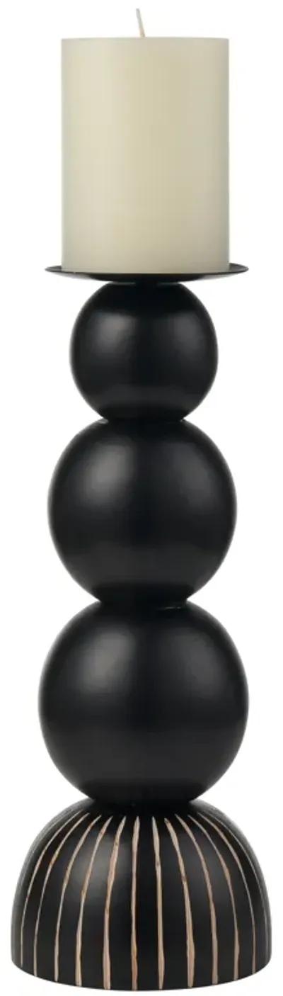 Dana Candleholder - Set of 2 Black