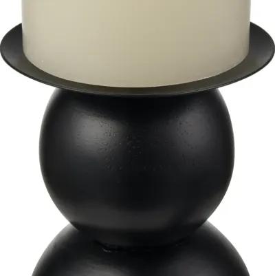 Dana Candleholder - Set of 2 Black