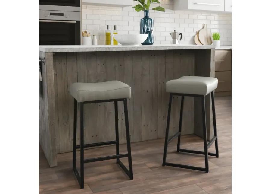 Amber 26" Counter Stool Stone (Set of 2)