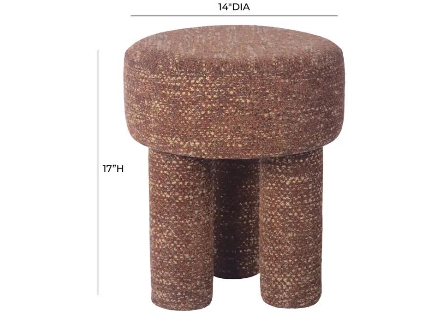 Claire Sedona Brown Knubby Stool