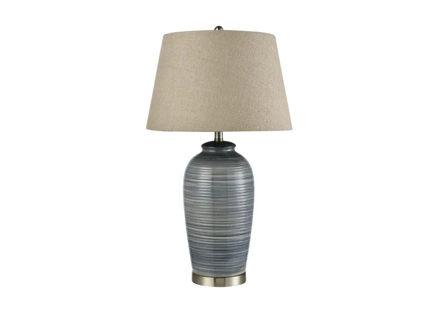 Monterey 30.5" High 1-Light Table Lamp - Blue