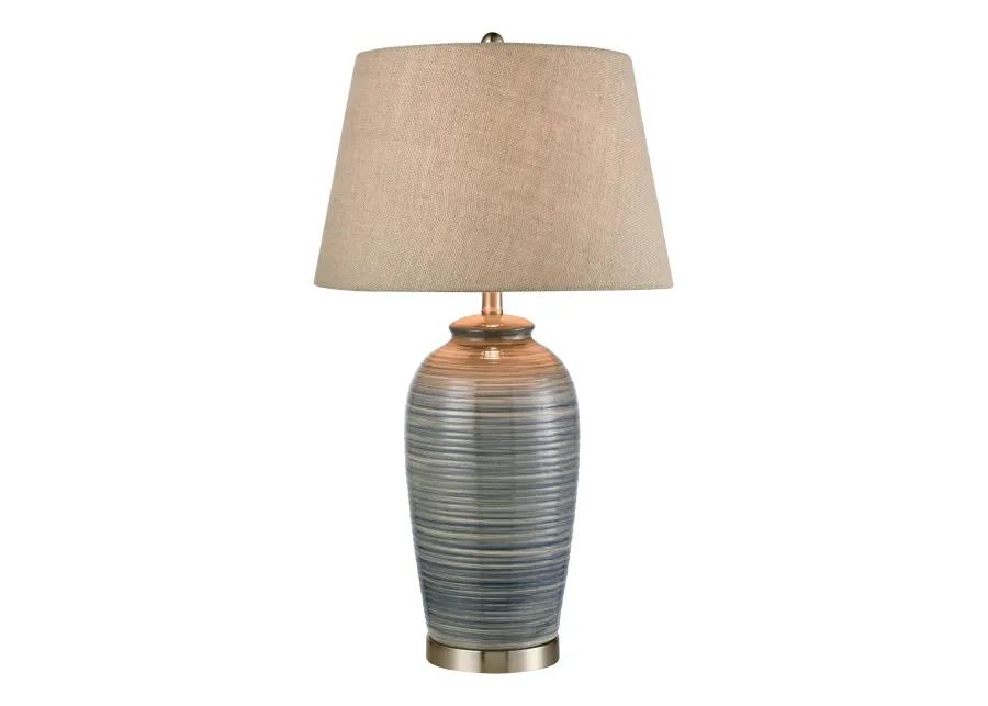 Monterey 30.5" High 1-Light Table Lamp - Blue