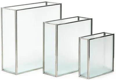 S3 Frosted Windows Square Vase