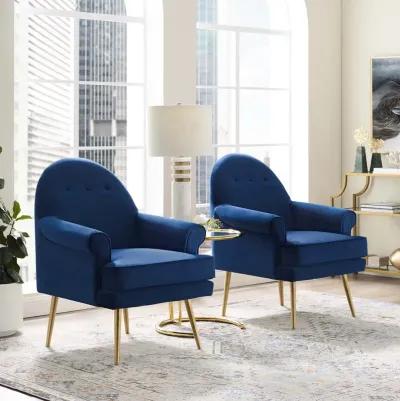 Revive Armchair Performance Velvet Set of 2