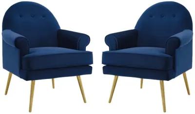 Revive Armchair Performance Velvet Set of 2