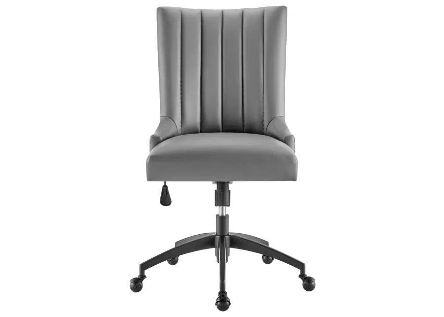 Empower Channel Tufted Vegan Leather Office Chair