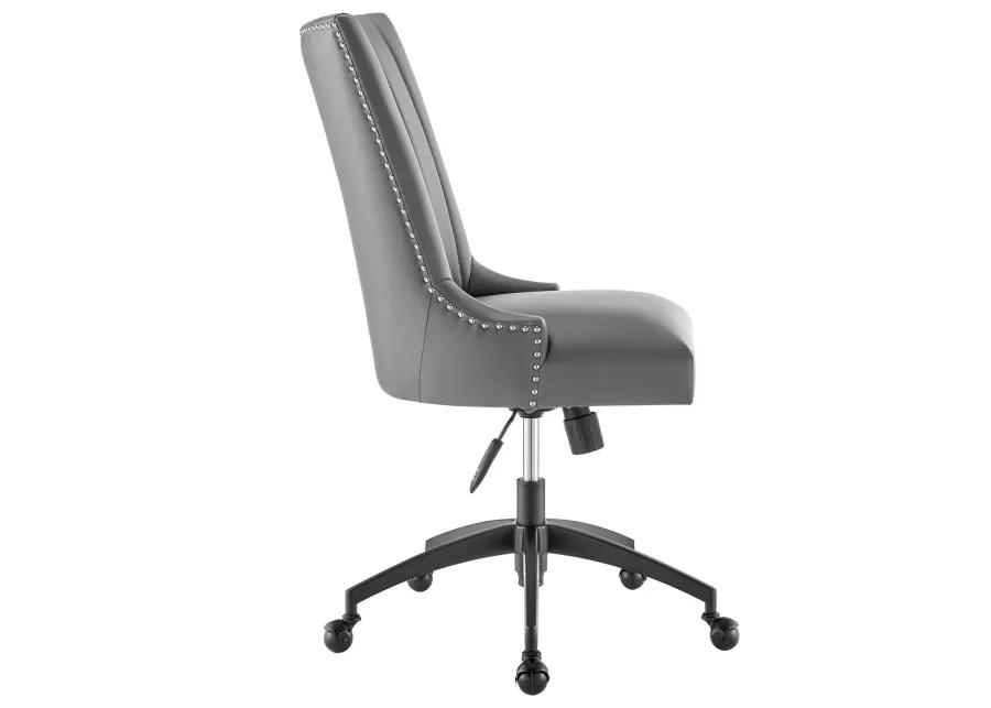 Empower Channel Tufted Vegan Leather Office Chair