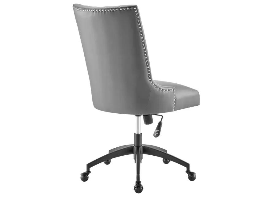 Empower Channel Tufted Vegan Leather Office Chair