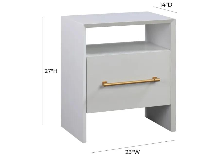 Libre White Nightstand