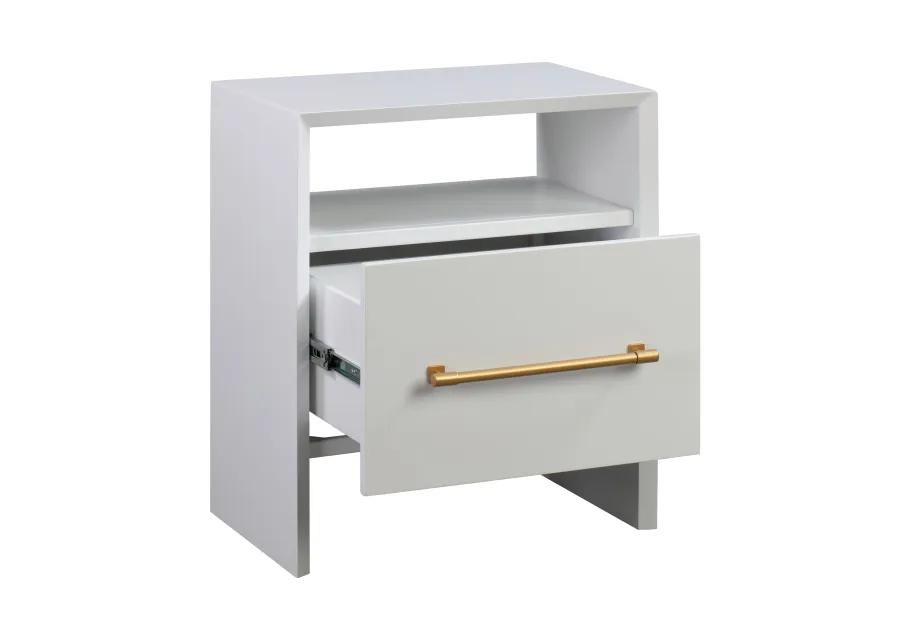 Libre White Nightstand