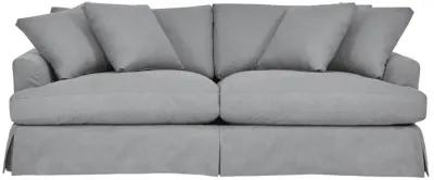 Ciara 93" Upholstered Sofa in Slate Gray 