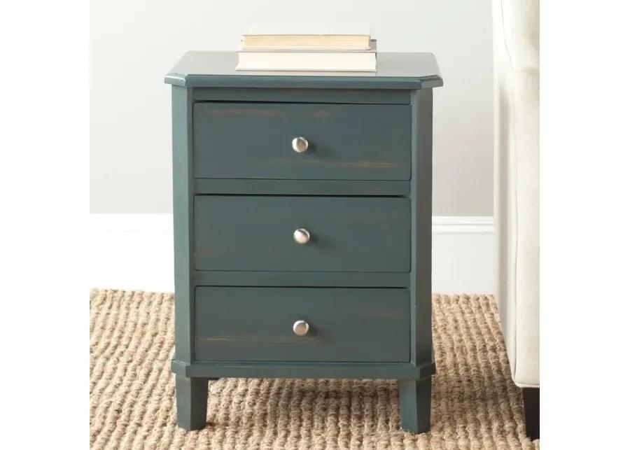 JOE END TABLE WITH STORAGE DRAWERS 