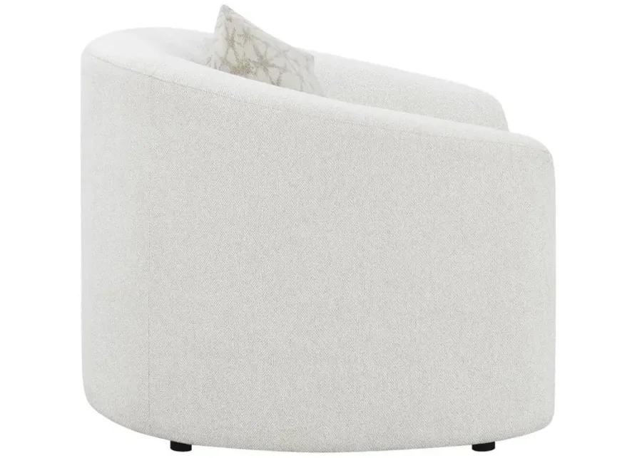 Aaliyah Upholstered Tight Back Chair Latte