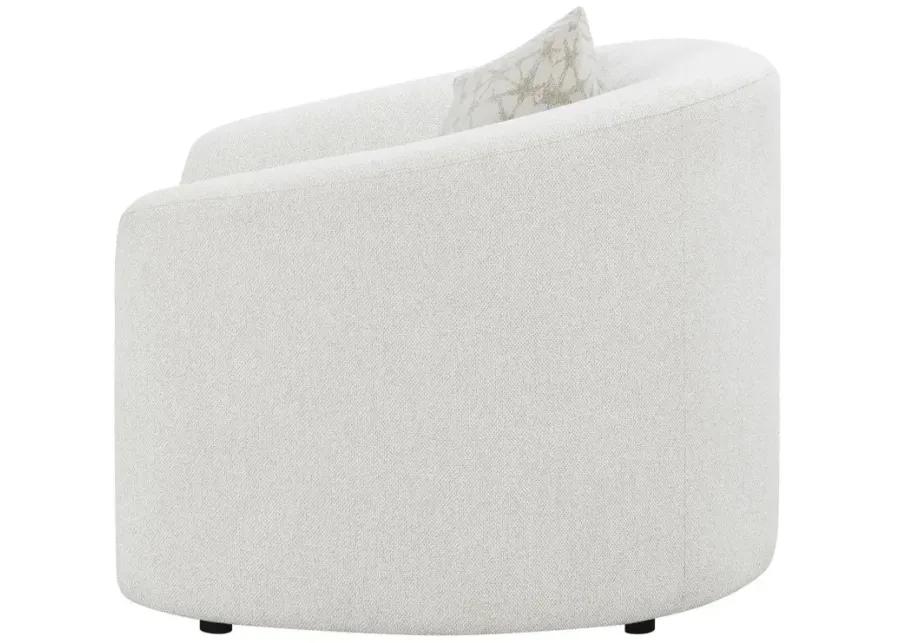 Aaliyah Upholstered Tight Back Chair Latte