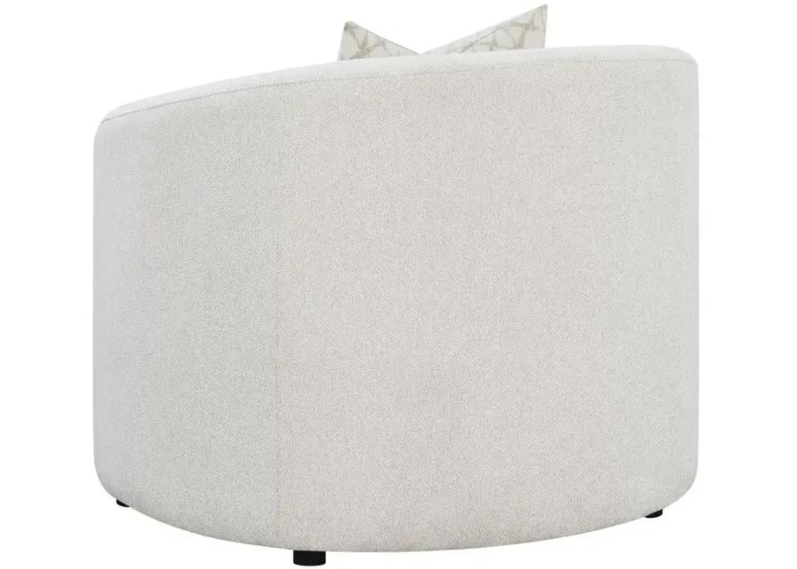 Aaliyah Upholstered Tight Back Chair Latte