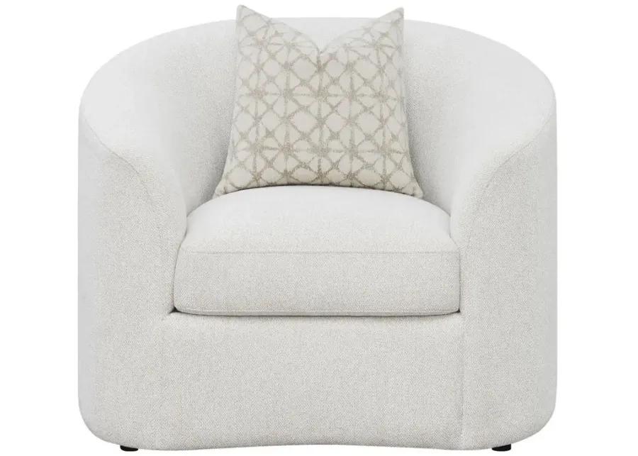 Aaliyah Upholstered Tight Back Chair Latte