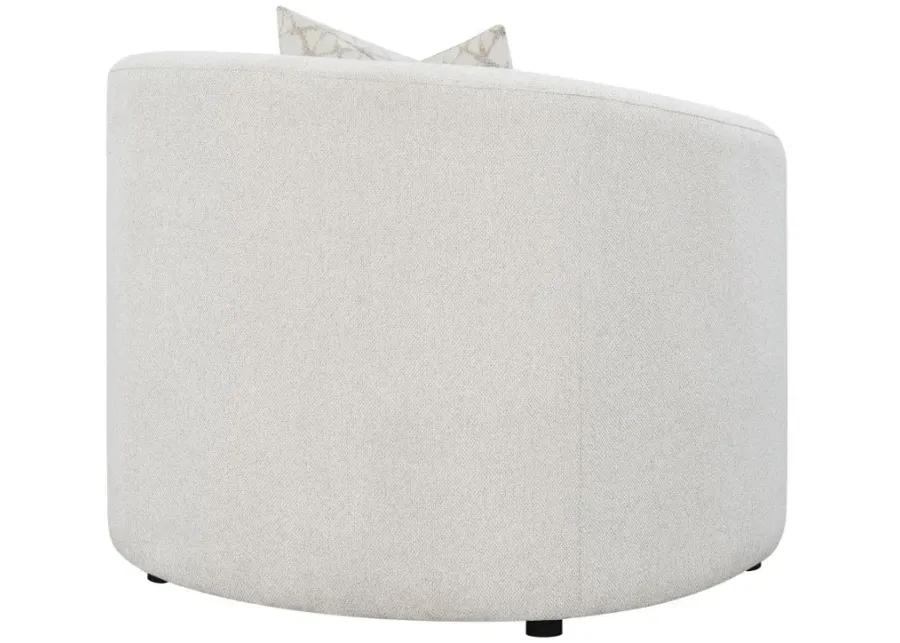 Aaliyah Upholstered Tight Back Chair Latte