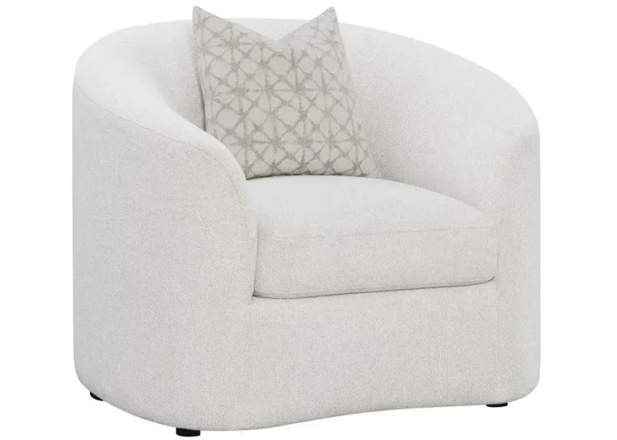 Aaliyah Upholstered Tight Back Chair Latte