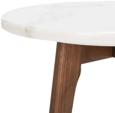 MARINI ROUND MARBLE END TABLE